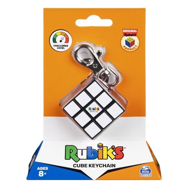 Rubiks Spin Master Rubik's Cube Puzzle Keychain Multicolored 1 pc 6064000